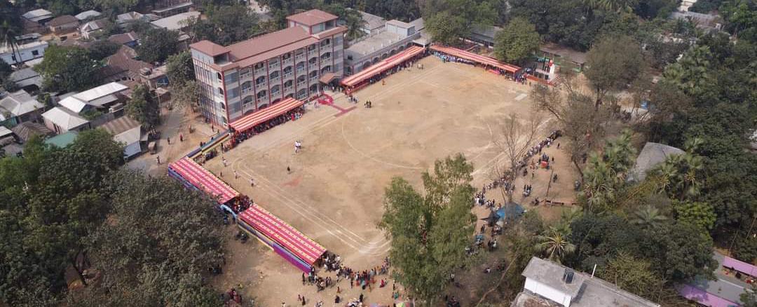 পাখির চোখে হাপুনিয়া মহাবাগ স্কুল এন্ড কলেজ